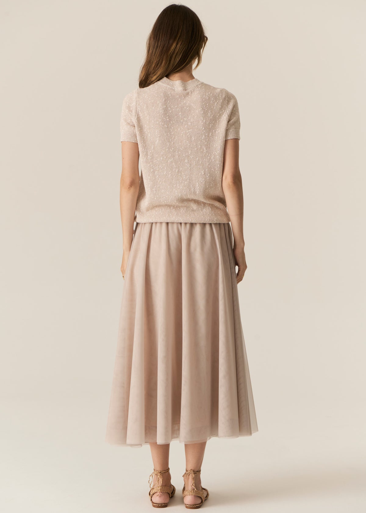 Pol Pax Lurex Tee Pink