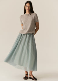 Pol Pax Lurex Tee Stone