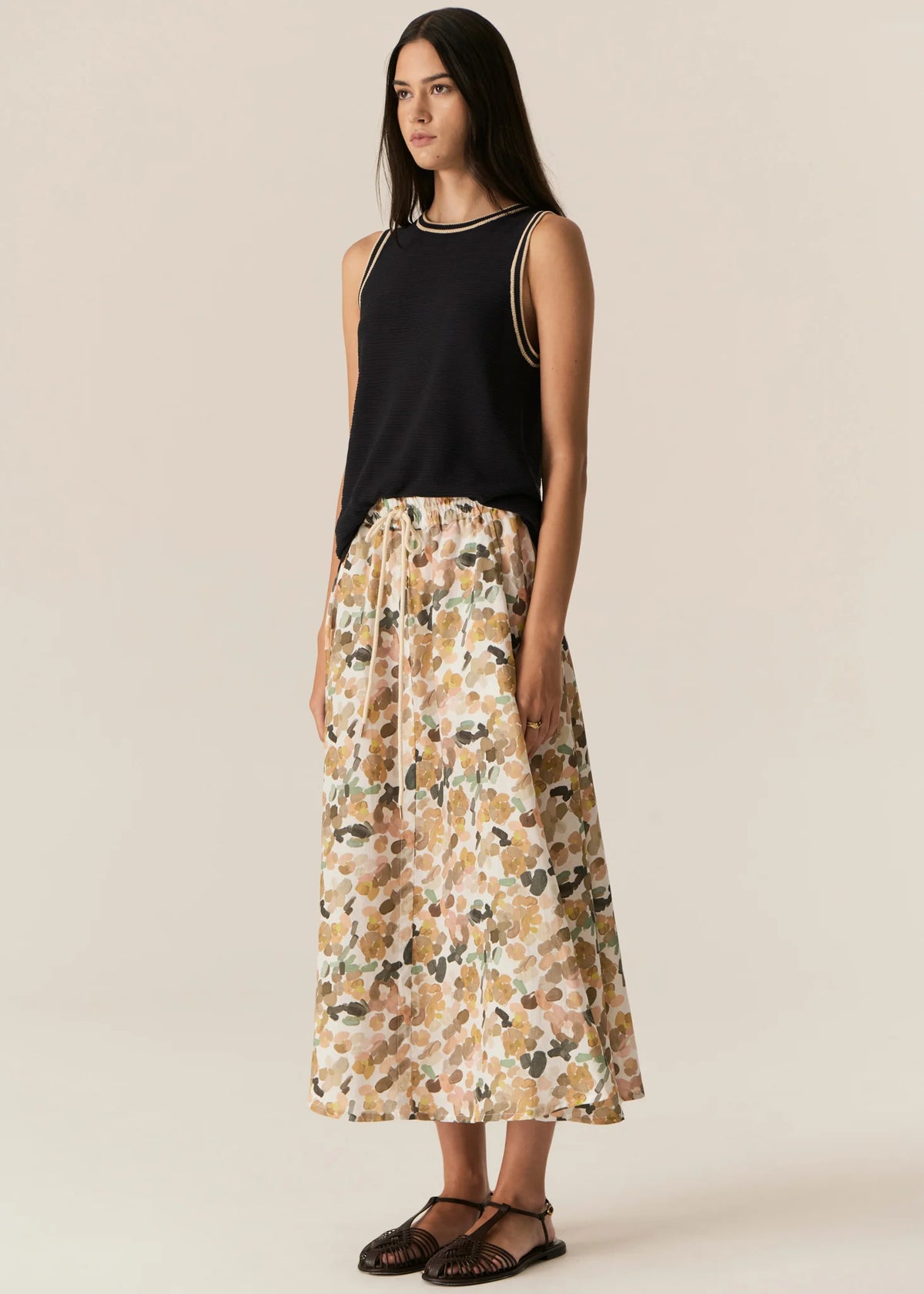 Pol Speckle Print Skirt