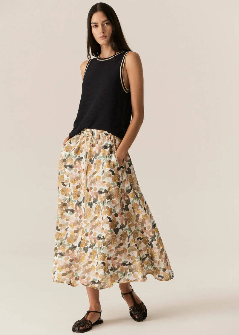 Pol Speckle Print Skirt