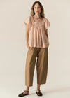 Pol Avrid Barrel Pant Khaki