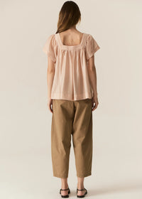 Pol Avrid Barrel Pant Khaki