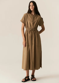 Pol Avrid Drawcord Dress Khaki