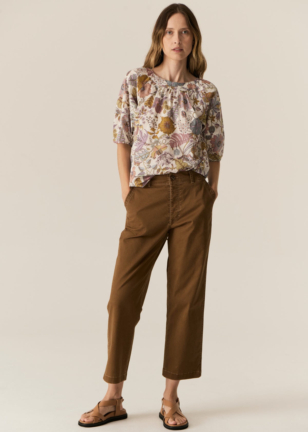 Pol Fern Tapered Pant Espresso
