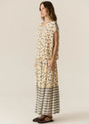 Pol Lienne Print Drawcord Top