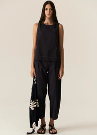 Pol Avrid Barrel Pant Ink