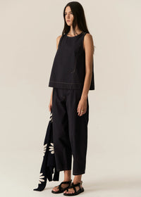 Pol Avrid Barrel Pant Ink