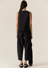 Pol Avrid Barrel Pant Ink