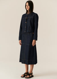 Pol Carsen Jacket Dark Wash