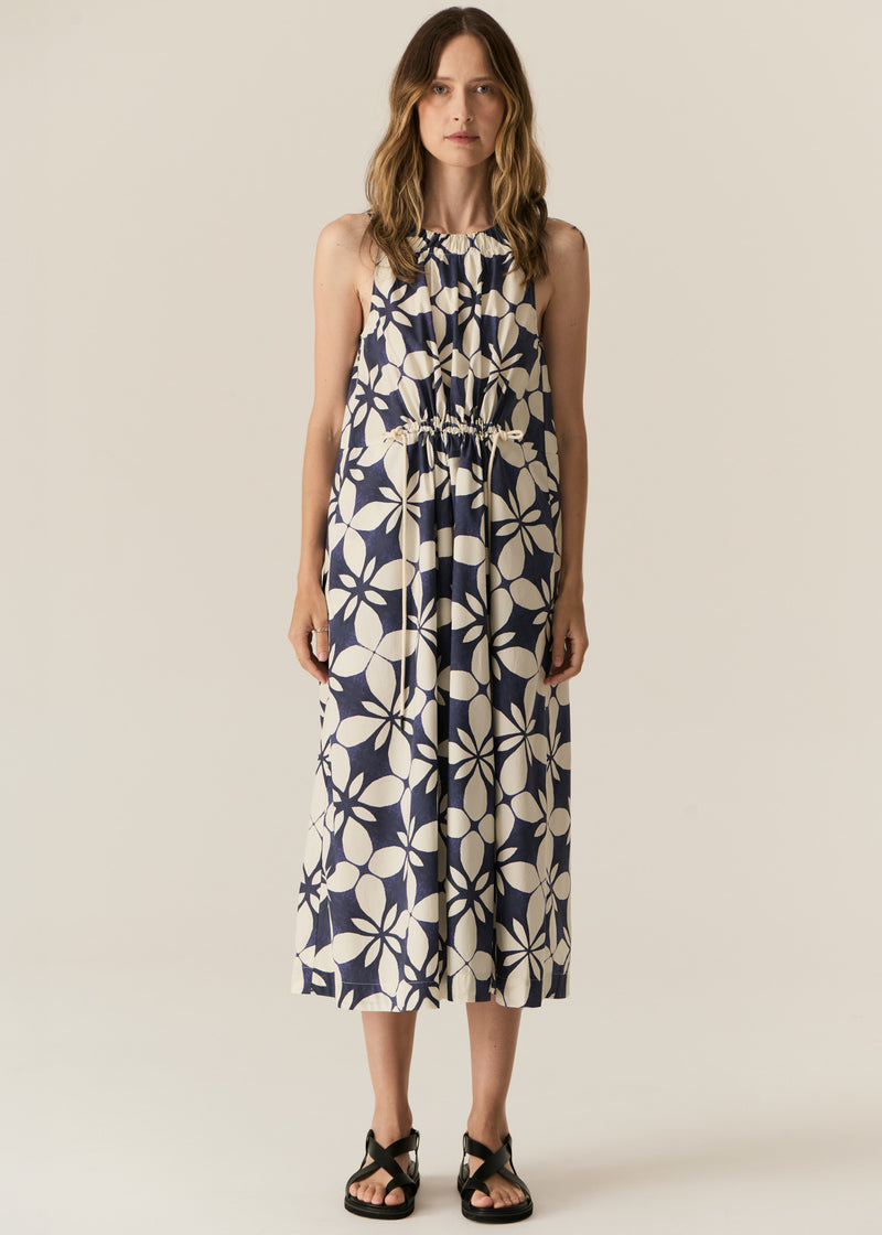 Pol Turin Tank Dress Blue Print