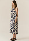 Pol Turin Tank Dress Blue Print