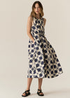 Pol Turin Tank Dress Blue Print