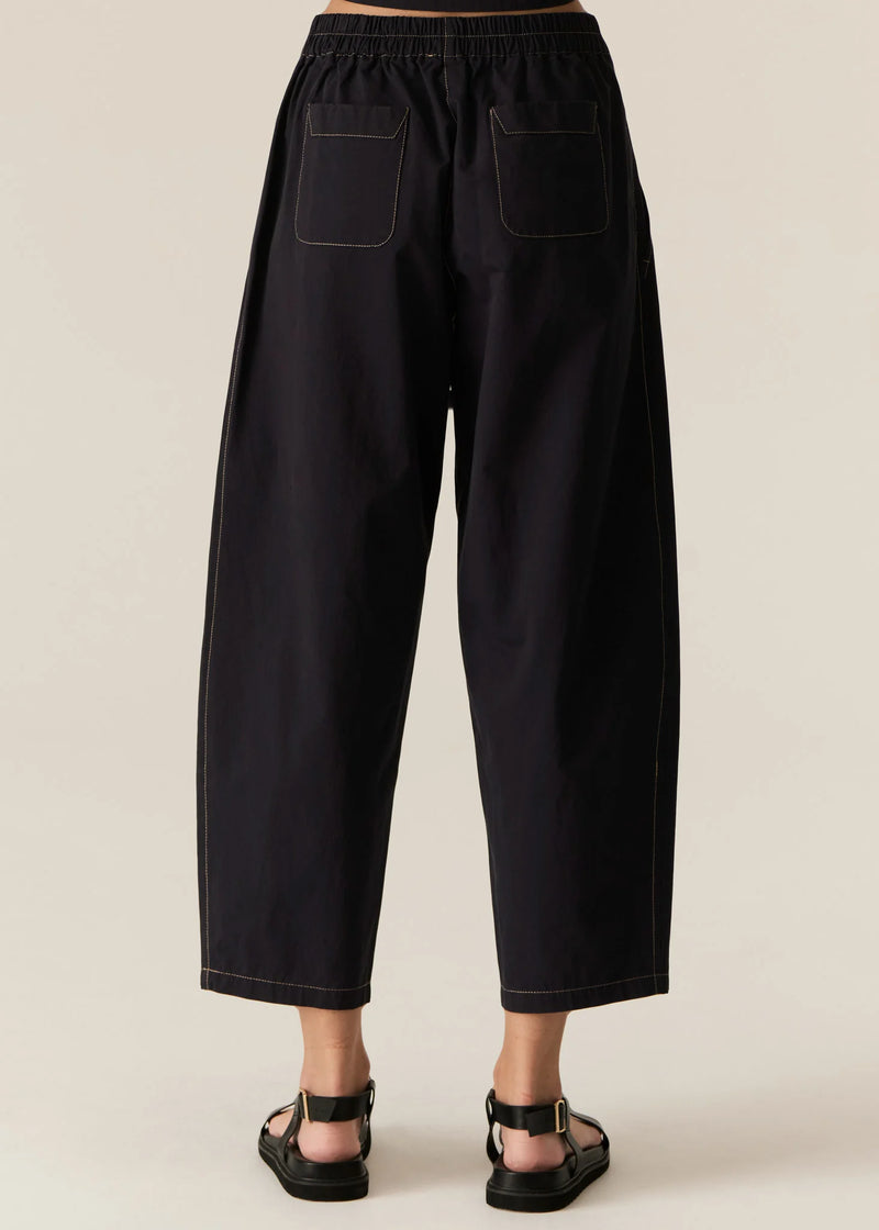 Pol Avrid Barrel Pant Ink