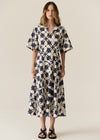 Pol Turin Dress Blue Print