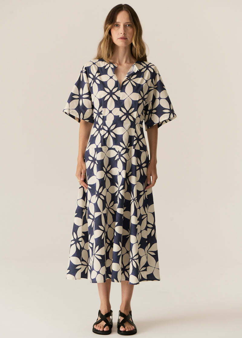 Pol Turin Dress Blue Print
