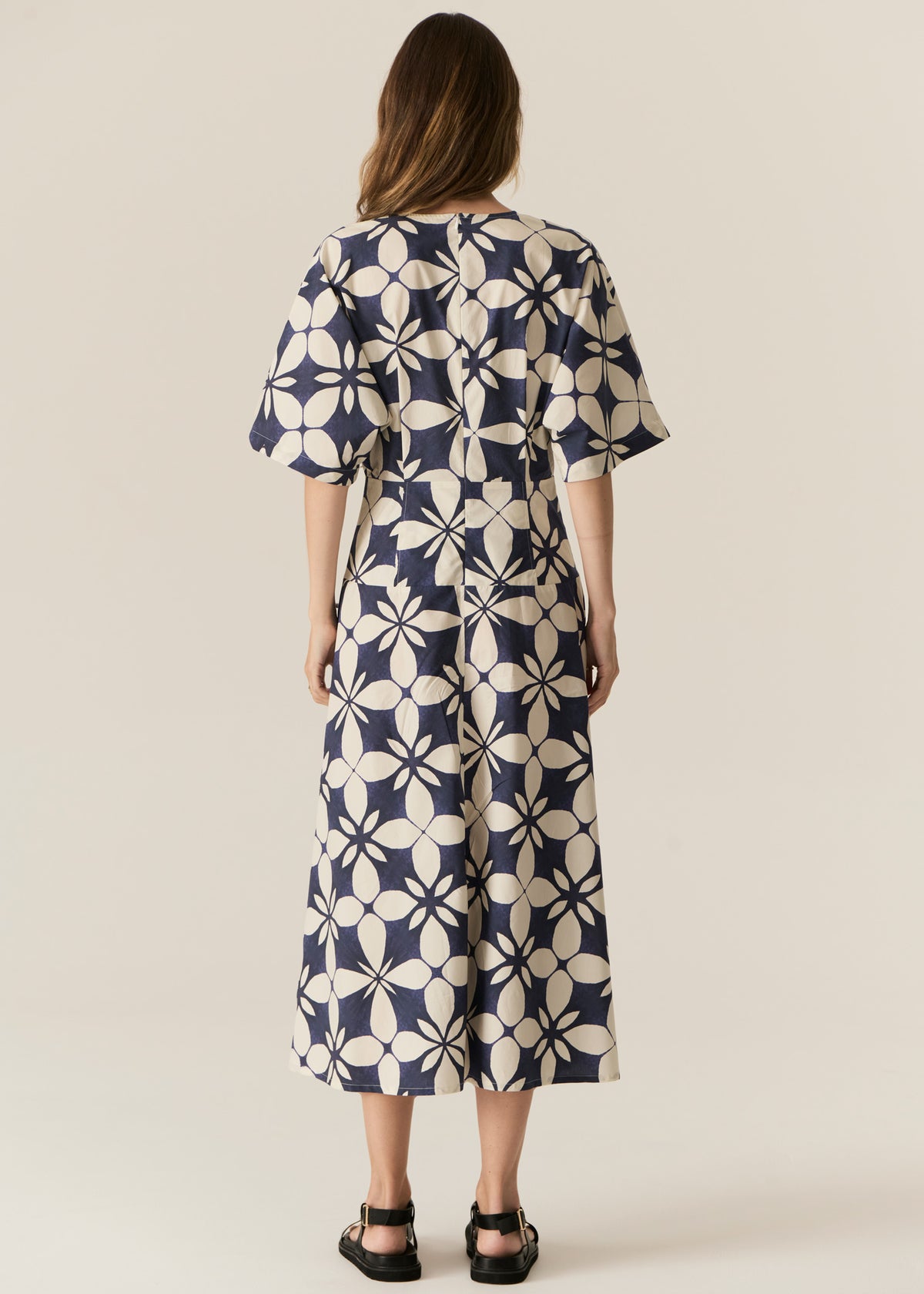 Pol Turin Dress Blue Print