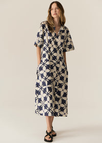 Pol Turin Dress Blue Print
