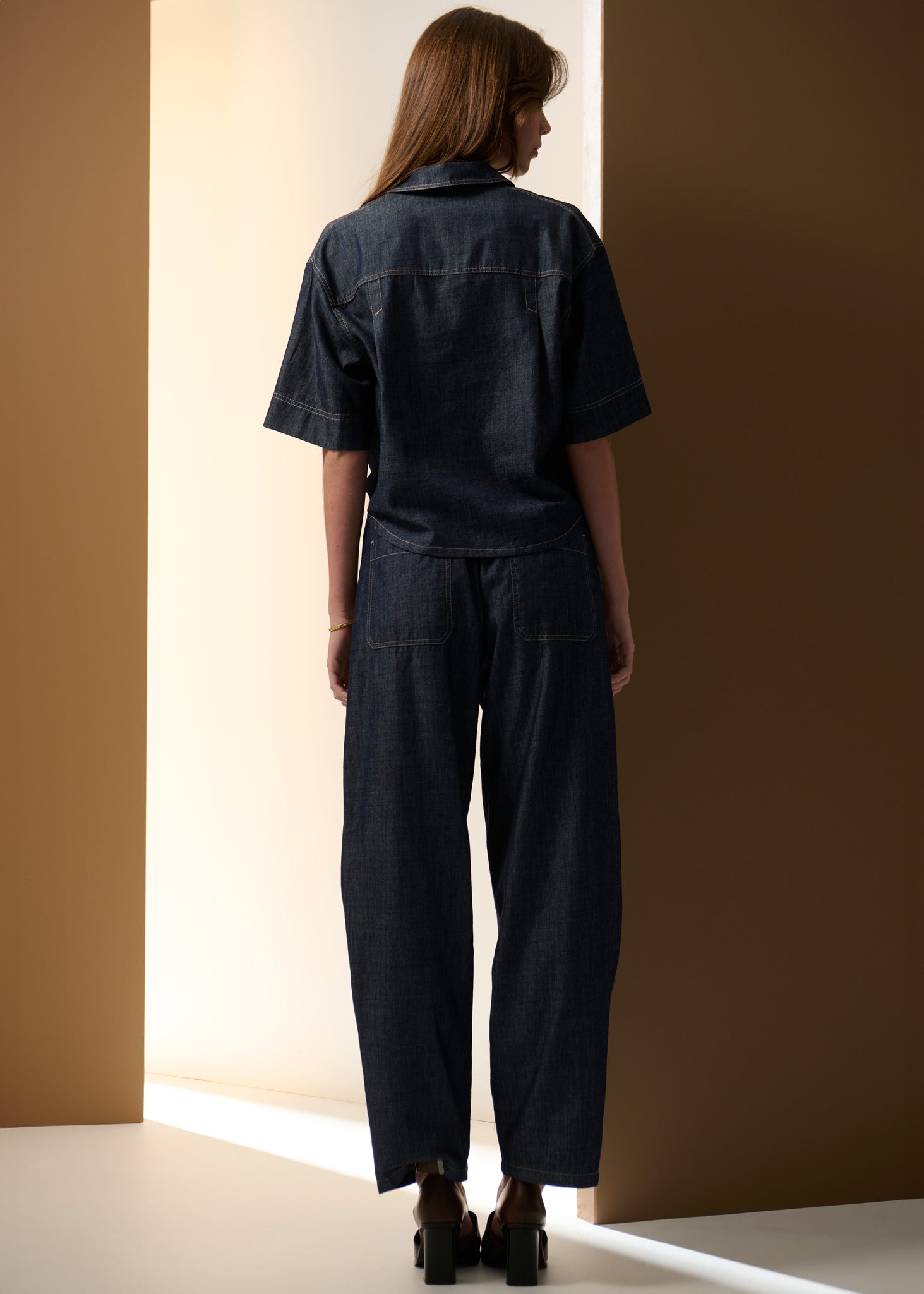 Pol Muhle Barrel Pant Indigo
