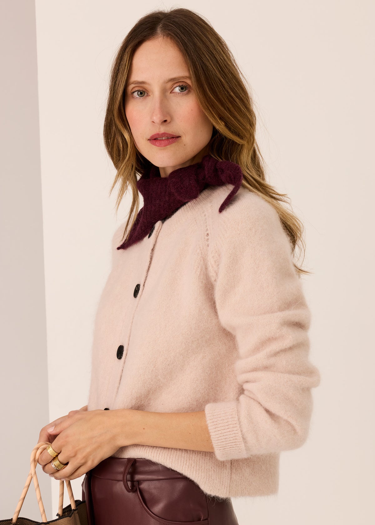 Pol Haviland Cardigan Blush