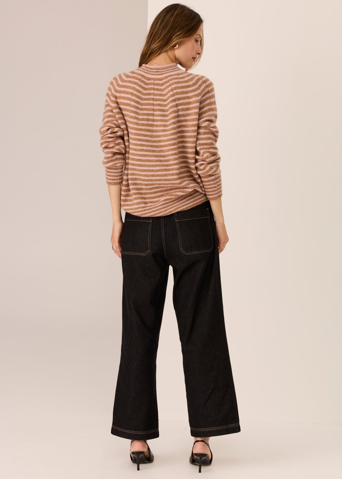 Pol Carmel Knit Camel Blush