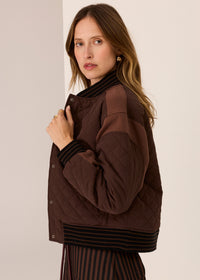 Pol Cassidy Varsity Jacket Chocolate
