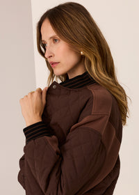 Pol Cassidy Varsity Jacket Chocolate