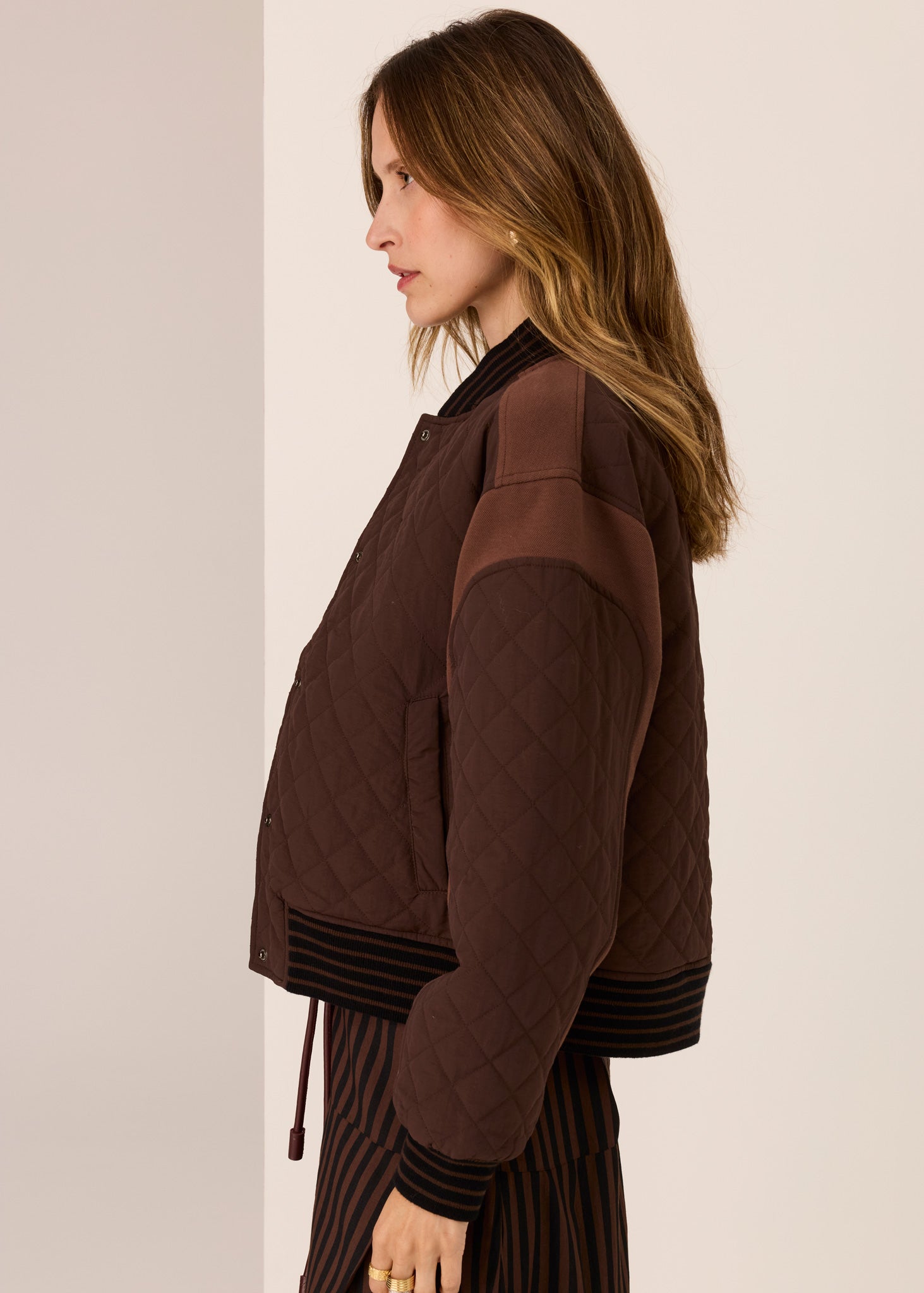 Pol Cassidy Varsity Jacket Chocolate