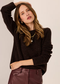 Pol Zane Baby Sequin Knit Chocolate