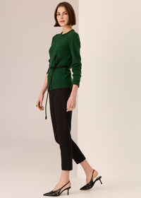 Pol Orson Crew Knit Green