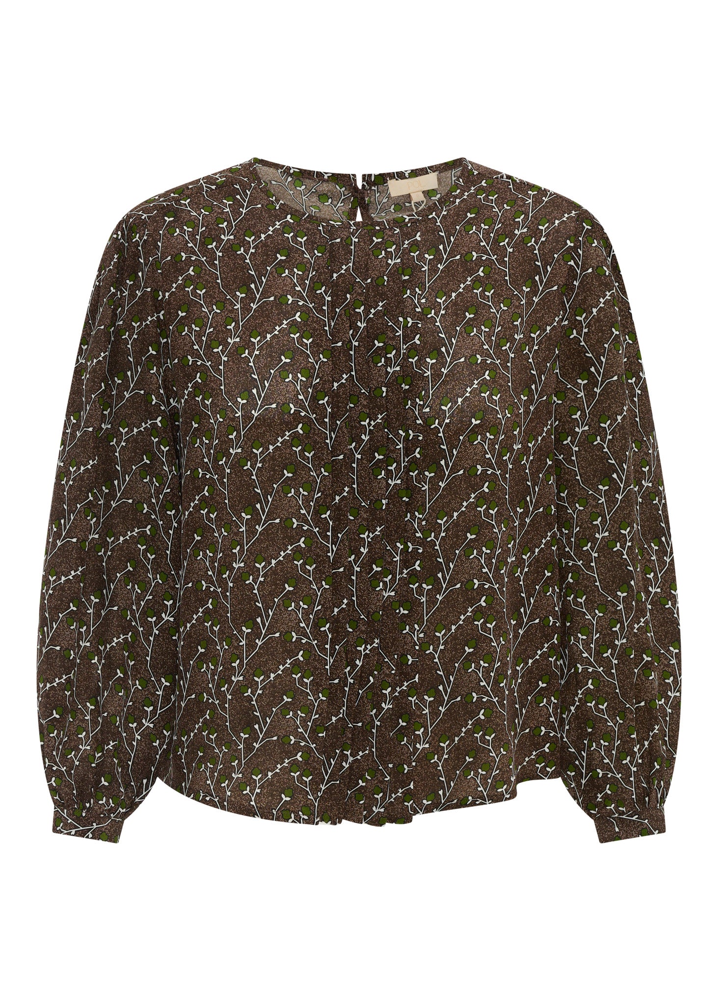 Pol Mae Silk Top Bud Print