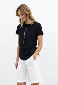 X.LAB Scene Stealer Tee Black (White Print)