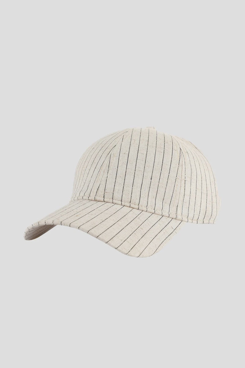 Antigone Micah Cap White Striped