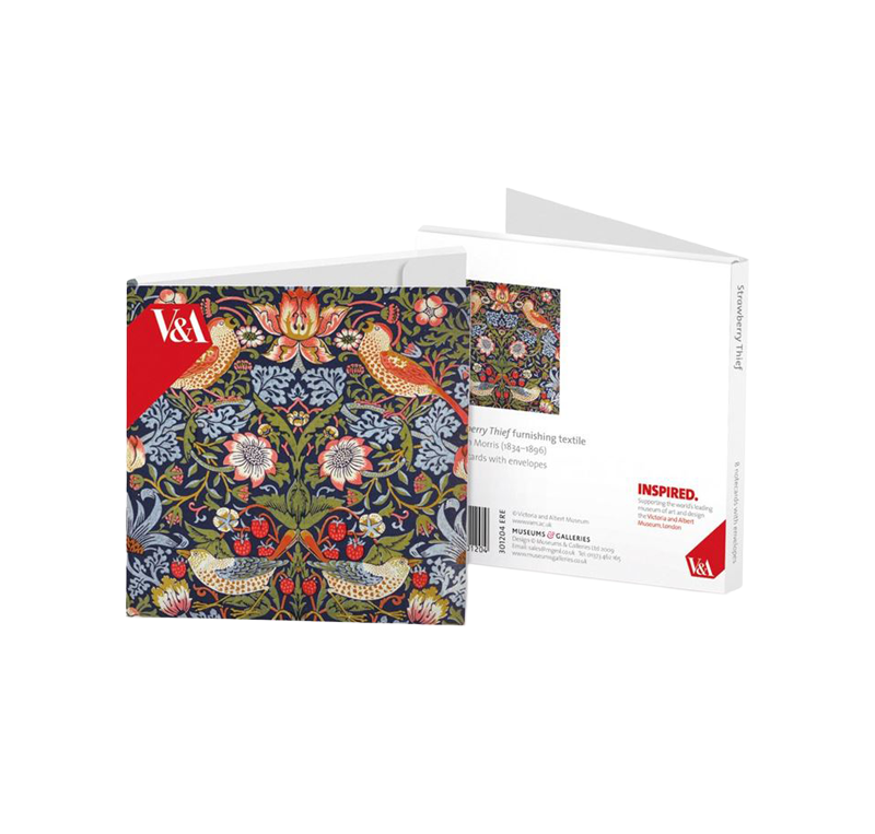 Notecards 8 Pack: Strawberry Thief
