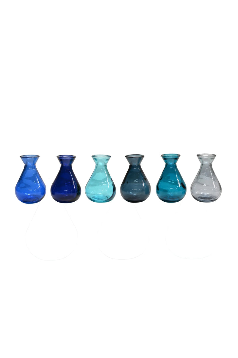 Glass Nova Mini Vase Blues