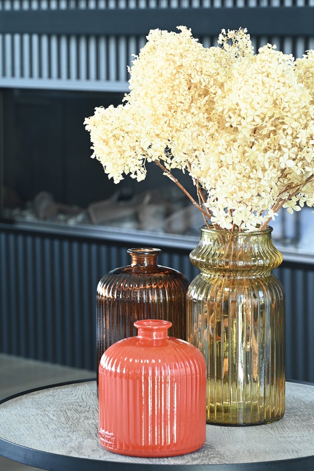 Quita Fluted Bottle Solid Burnt Orange