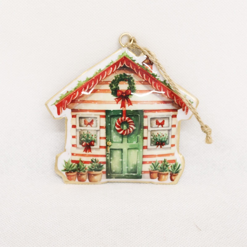 Christmas Tin Candy Cottage