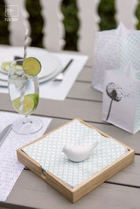 Bird Napkin Holder - Acacia Wood