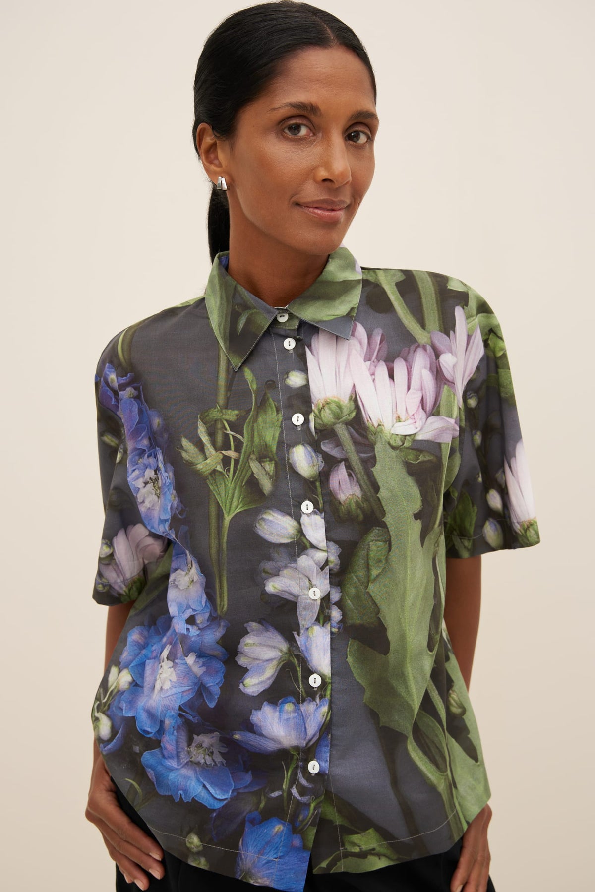 Kowtow Delphinum Bloom Shirt