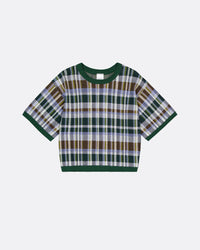 Kowtow Chequered Tee Forest