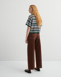 Kowtow Chequered Tee Forest