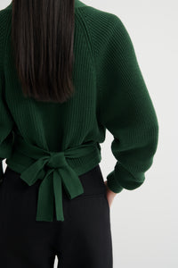 Kowtow Composure Cardigan Forest