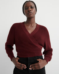 Kowtow Composure Cardigan Maroon