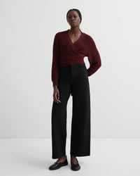 Kowtow Composure Cardigan Maroon