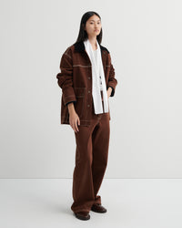 Kowtow Craft Jacket Brown Denim