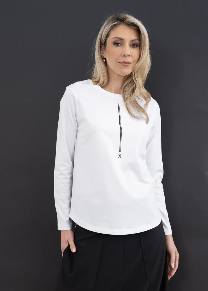 X.LAB Dramatic X Tee White/Black