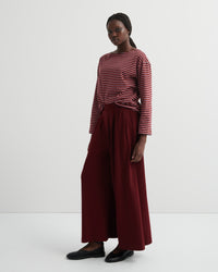 Kowtow Drape Pant Maroon