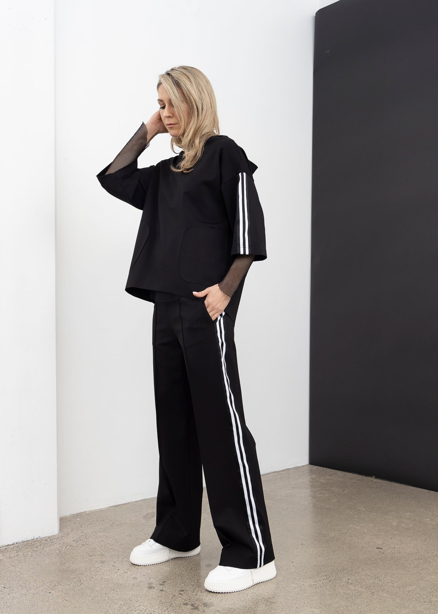 X.LAB Drift Hooded Pant Black