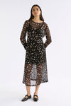 Elk Artii Dress Interstellar Foil Print