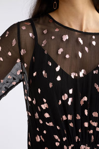 Elk Artii Dress Interstellar Foil Print