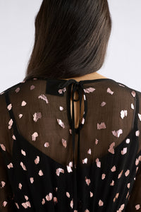 Elk Artii Dress Interstellar Foil Print
